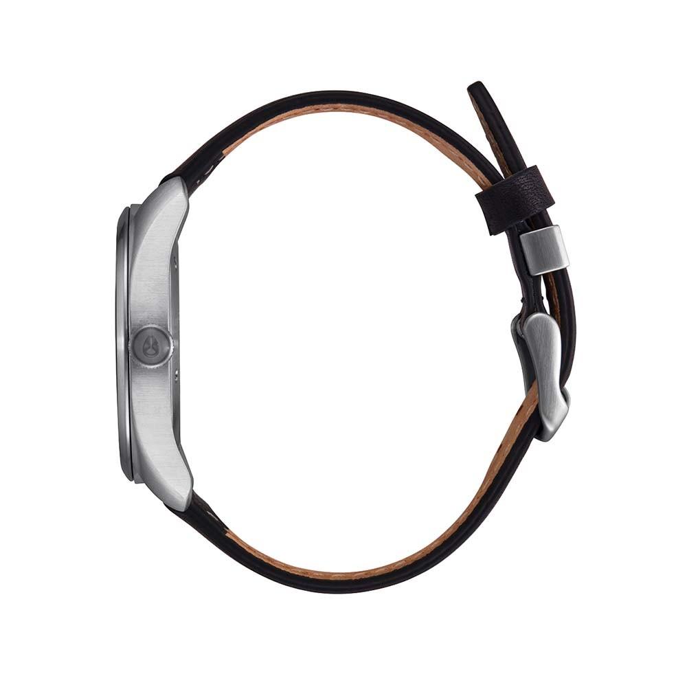 Reloj Thalia Leather Silver Black Nixon