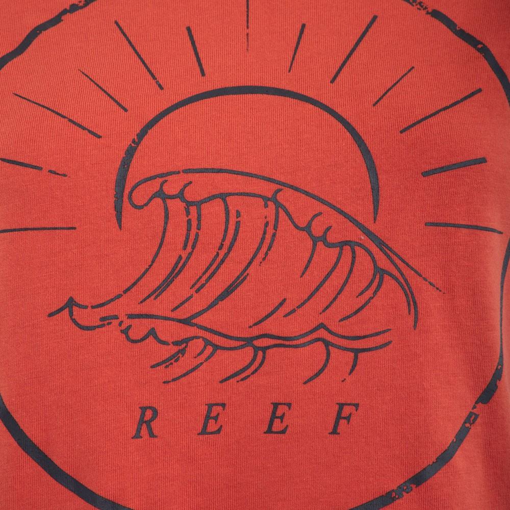 Polera Kids Crop Top Red Wave