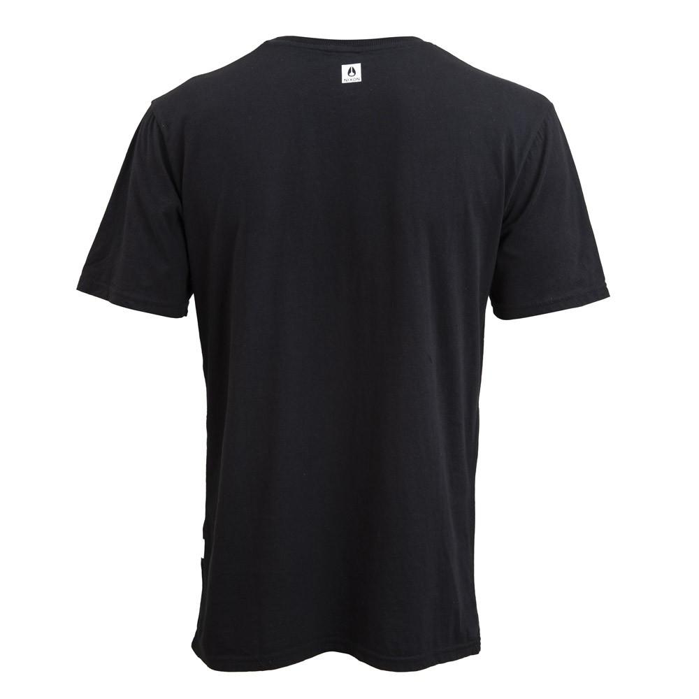 Polera Black Logo White Nixon