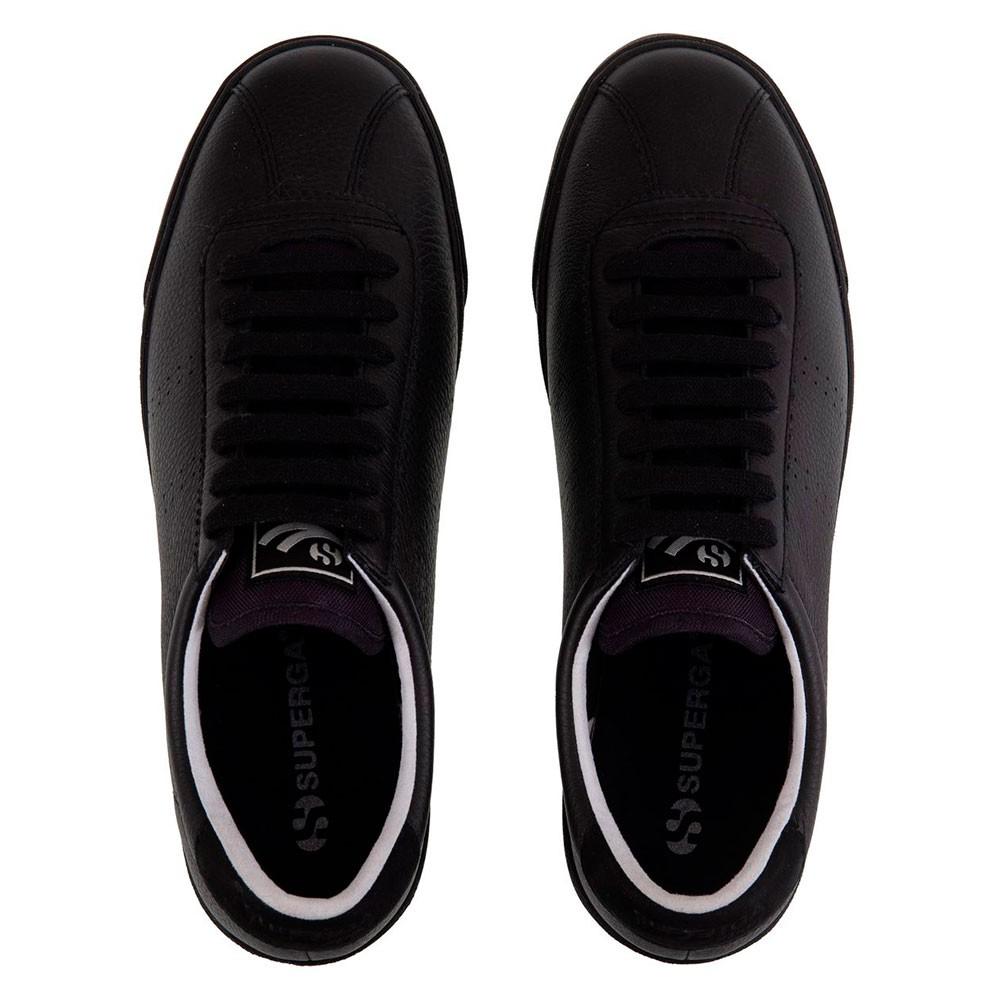 Zapatilla 2843 CLUB COMFORT Leather Black White Superga