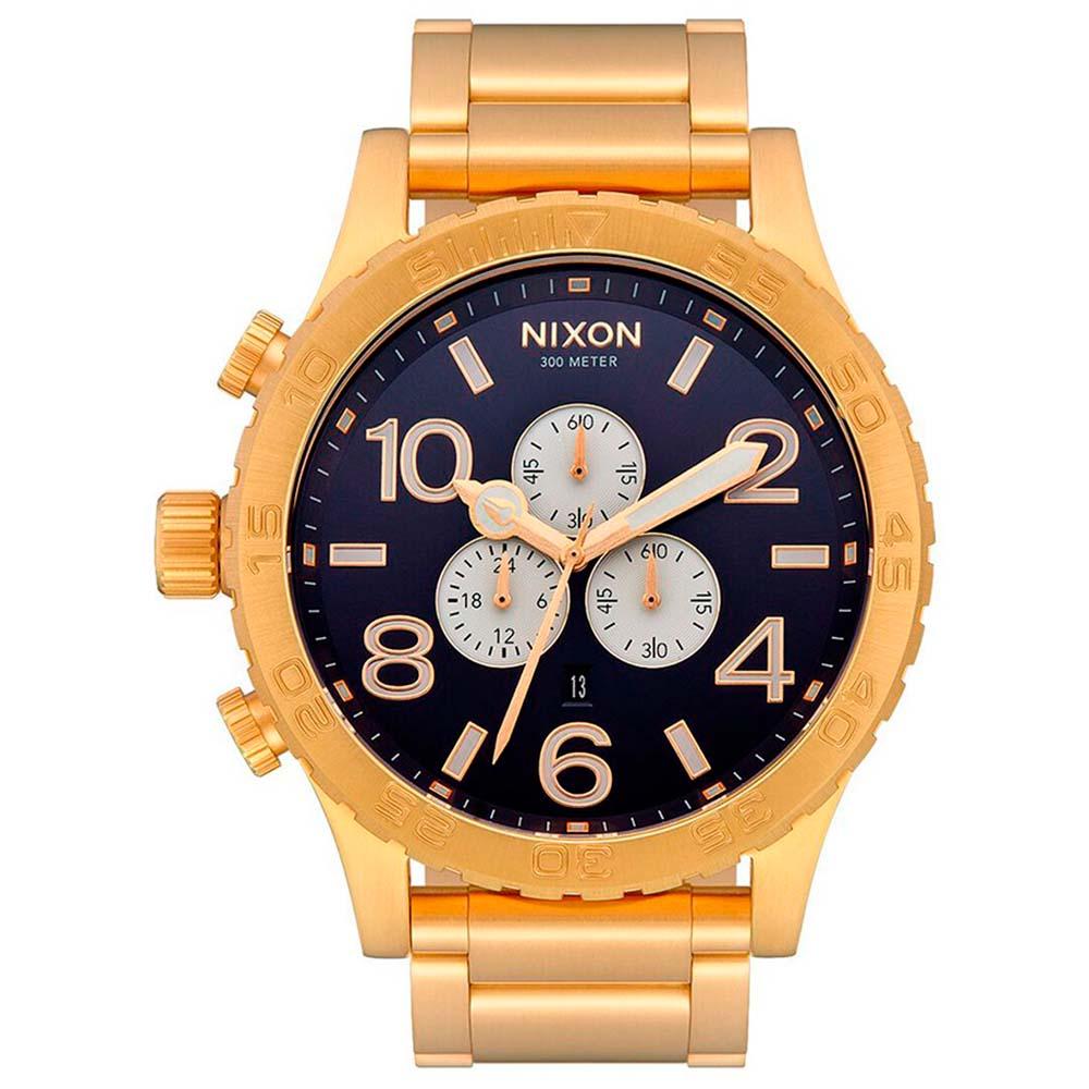 Reloj 51-30 Chrono Gold Indigo Nixon