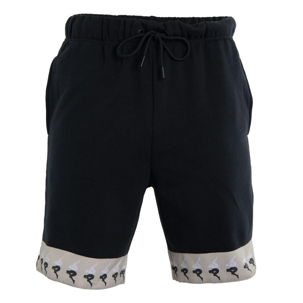 Short Men Black Banda Leg