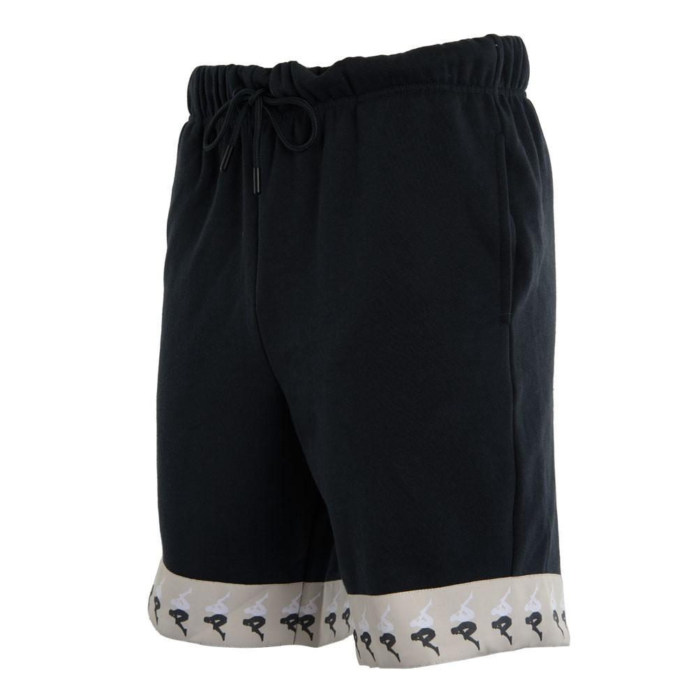 Short Men Black Banda Leg