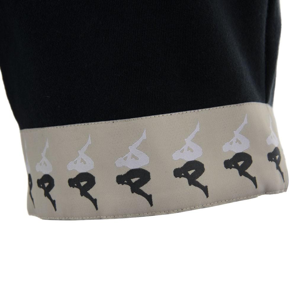 Short Men Black Banda Leg