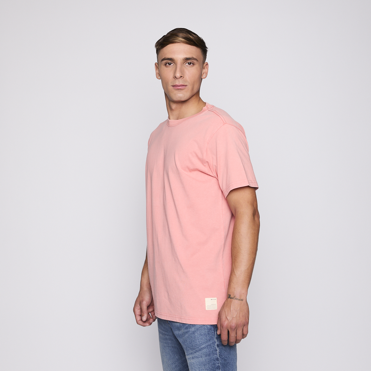 Polera Reef Men Clean Pink