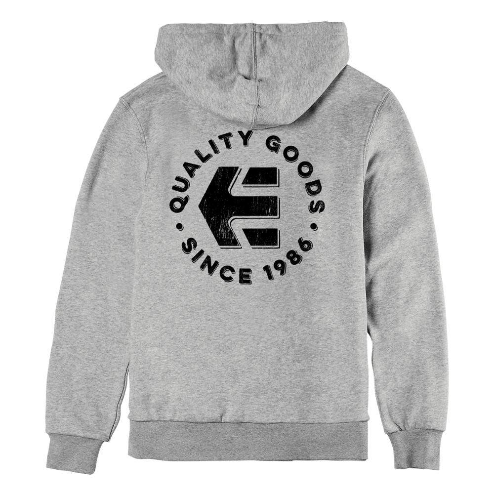 Poleron Men Zipper Since 1986 Hoodie Grey Heather