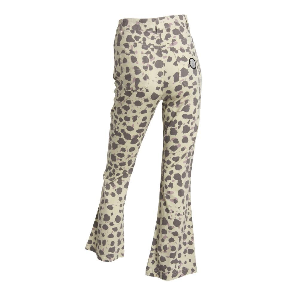 Pantalon Print Beige