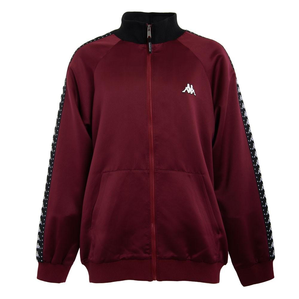 Chaqueta Men Logo Back Burgundy Black