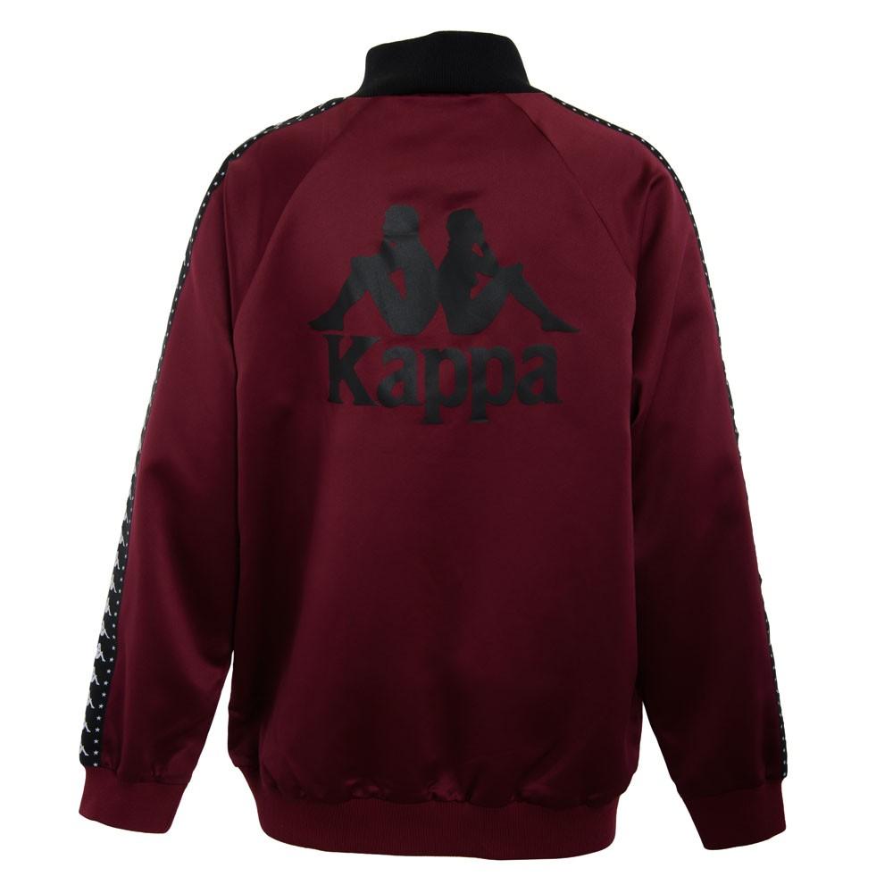 Chaqueta Men Logo Back Burgundy Black