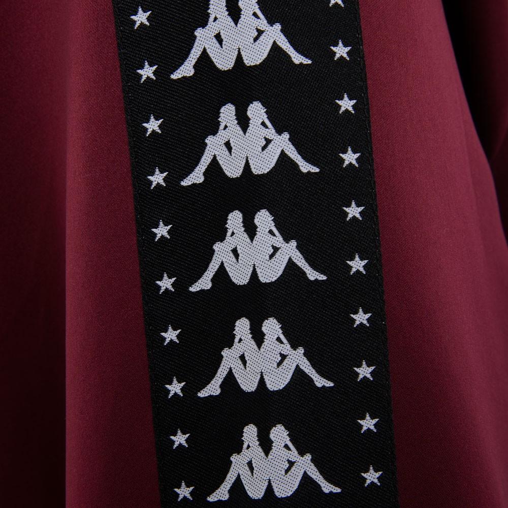 Chaqueta Men Logo Back Burgundy Black