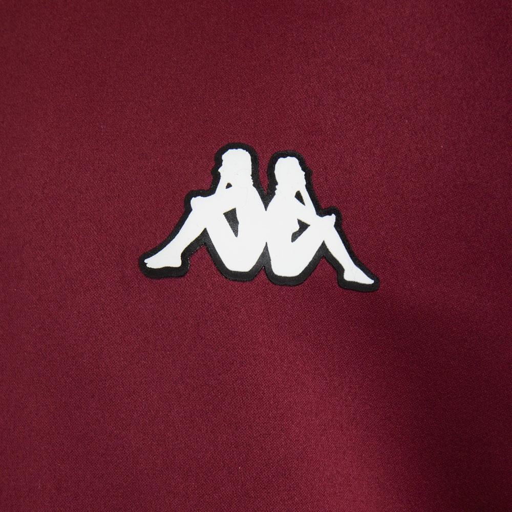 Chaqueta Men Logo Back Burgundy Black
