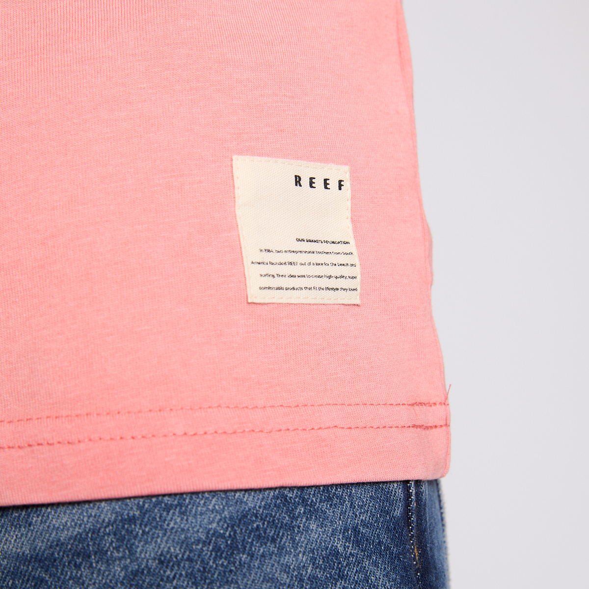 Polera Reef Men Clean Pink