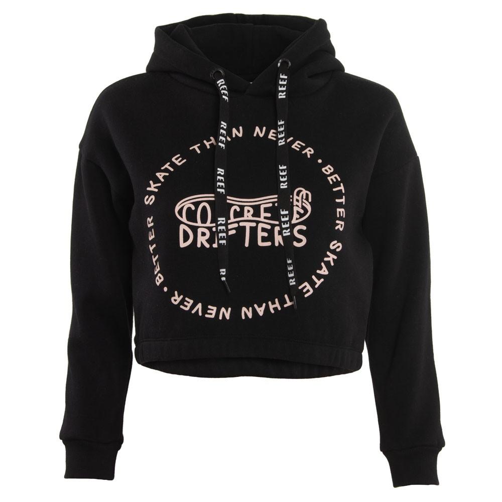 Poleron Kids Crop Top Print Black