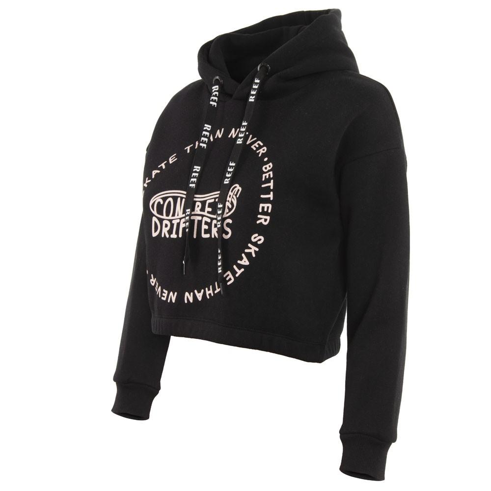 Poleron Kids Crop Top Print Black