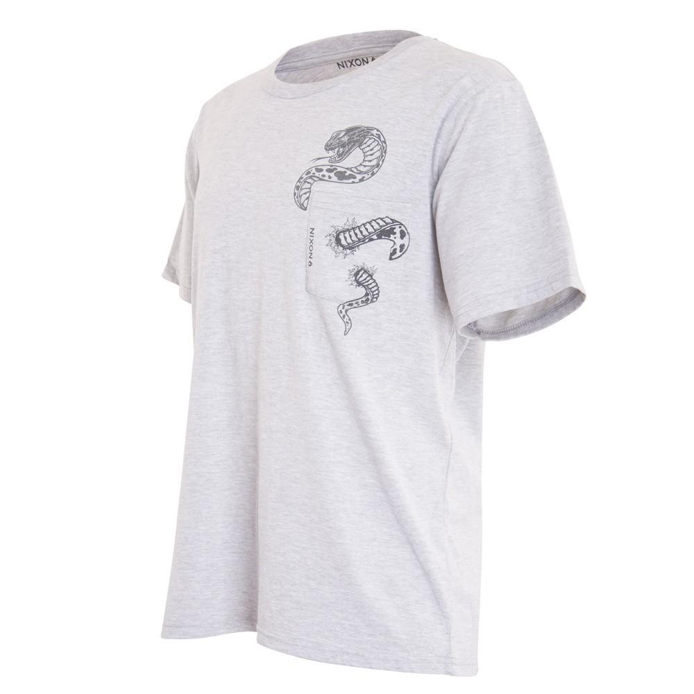 Polera Men Snake Pocket Gray