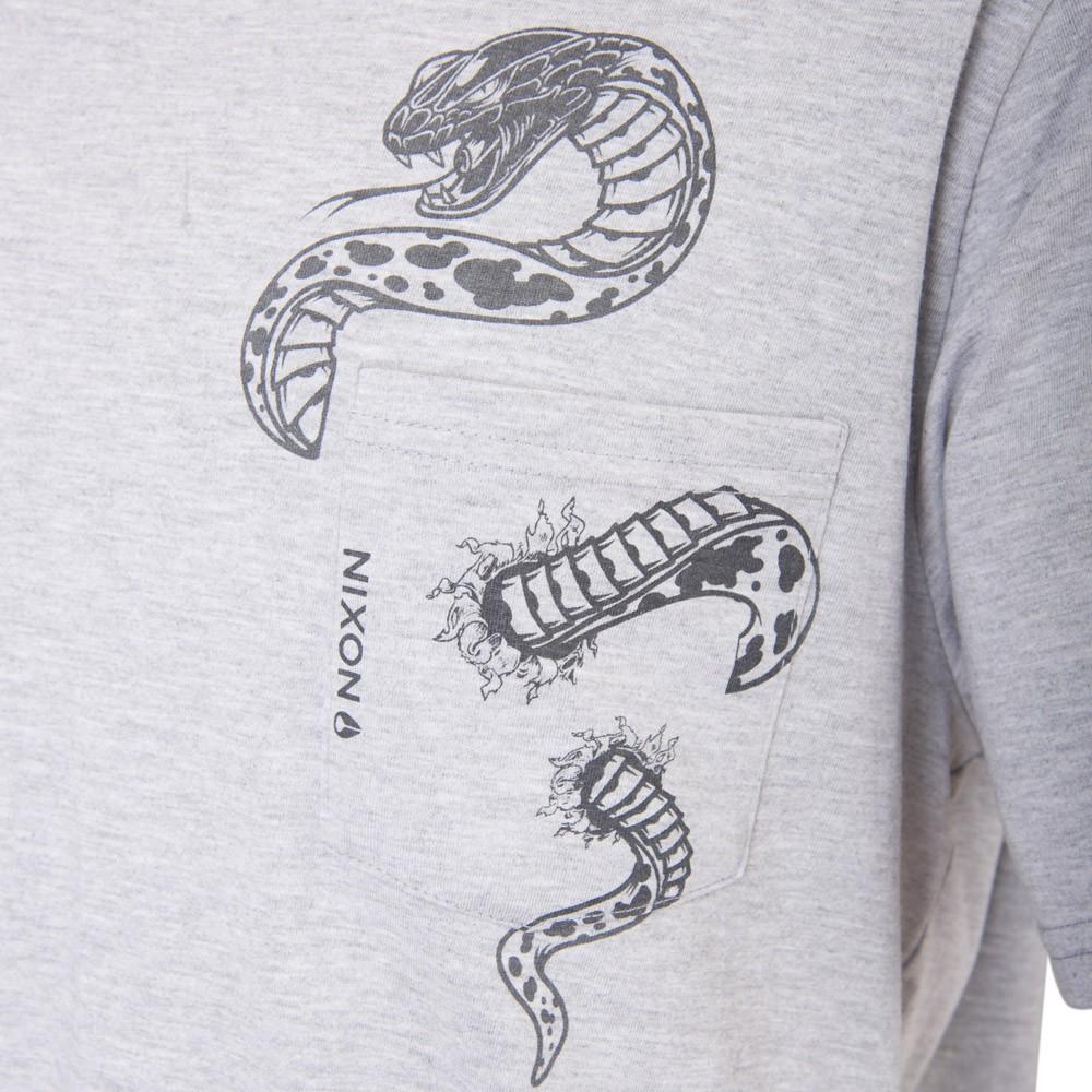 Polera Men Snake Pocket Gray