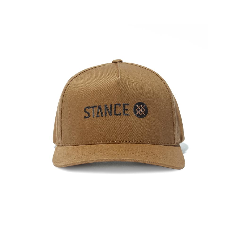 Jockey Icon Snapback Hat Tobacco
