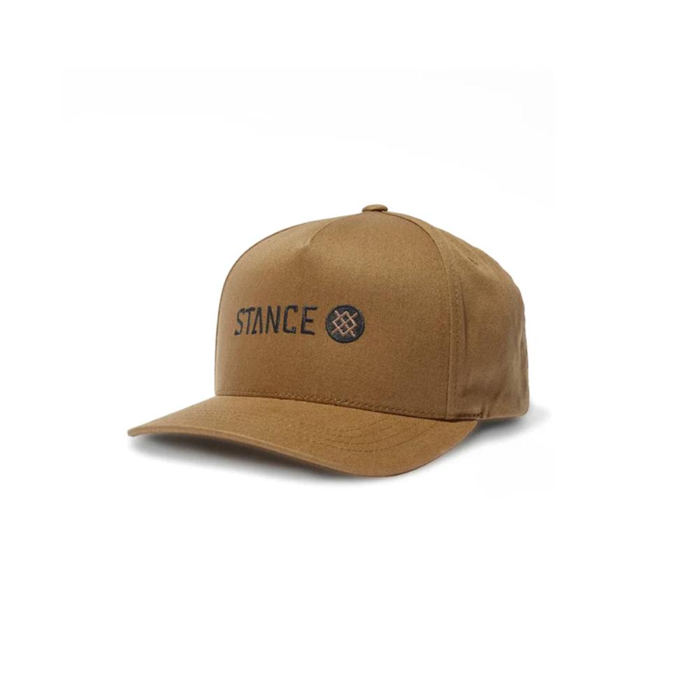 Jockey Icon Snapback Hat Tobacco