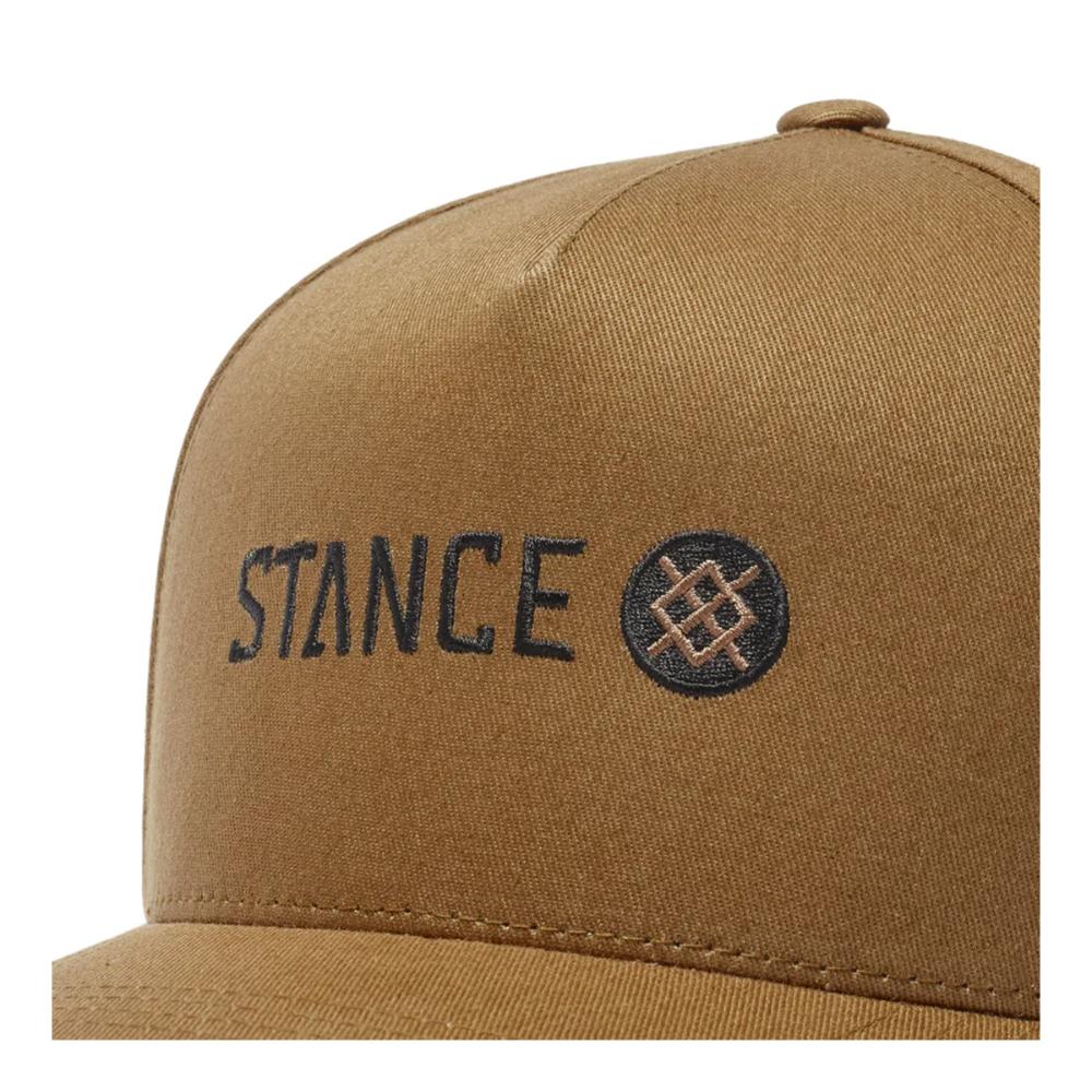 Jockey Icon Snapback Hat Tobacco
