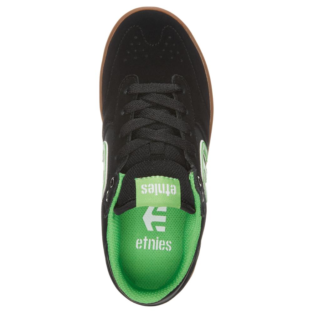 Zapatilla Kids Windrow Black Green Gum