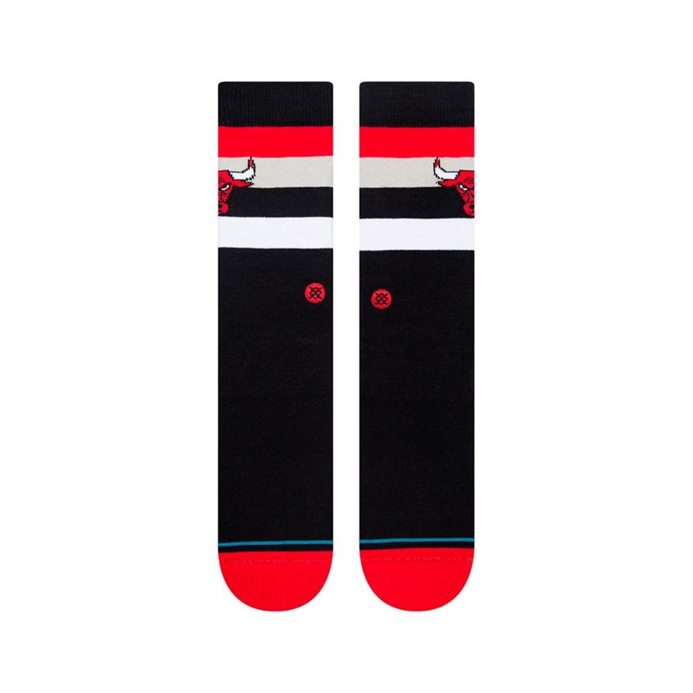 Stance Sock Bulls Crew Black Red