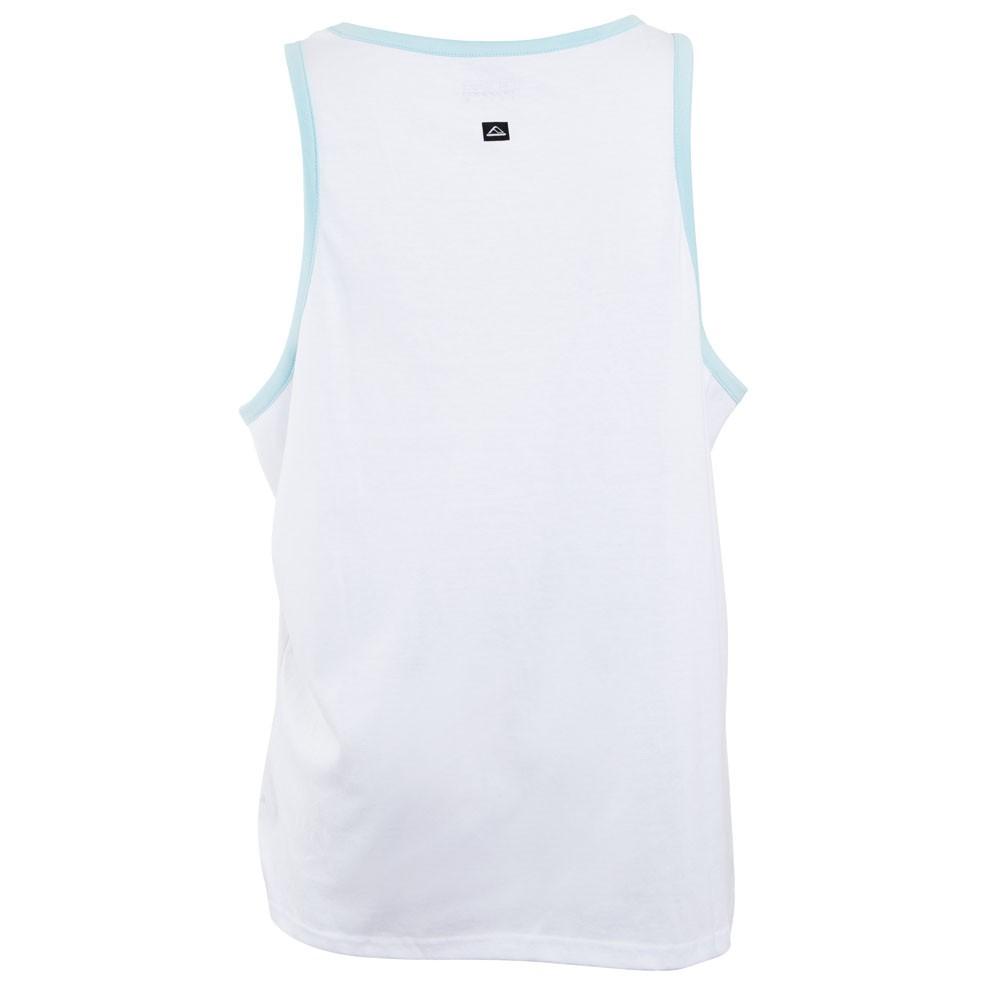 Polera Tank White Blue