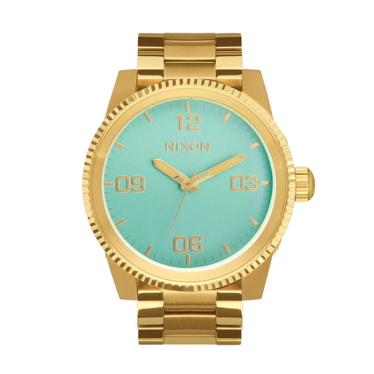 Reloj Nixon Corporal Gold Turquoise Gold